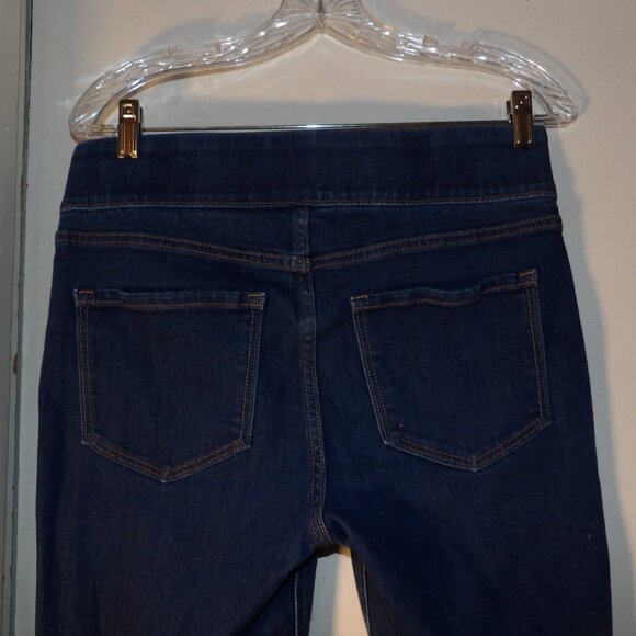 GUC Old Navy Rock Star Mid Rise Super Skinny Pull On Jeggings Sz 8 - Picture 5 of 6